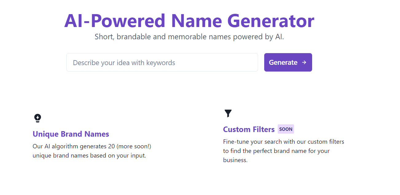 AI-Powered Name Generator