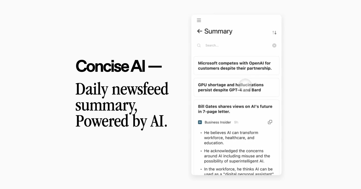 Concise AI