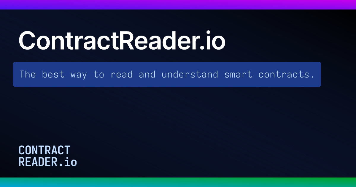 ContractReader.io