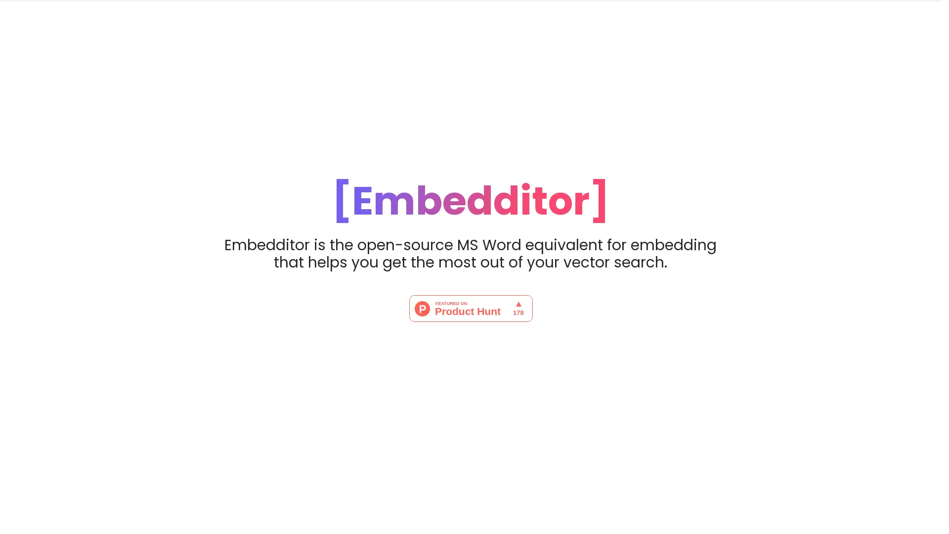 Embedditor