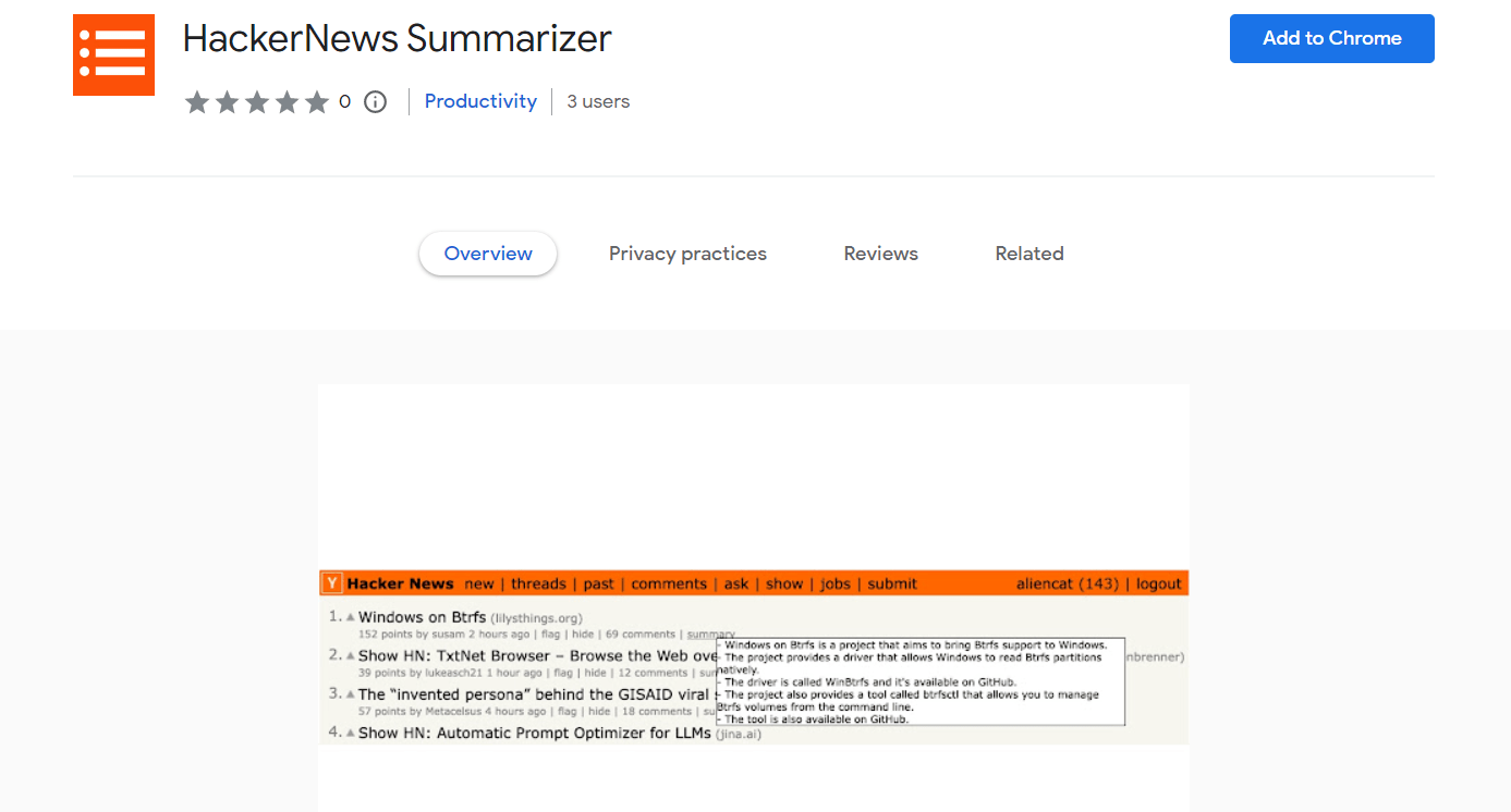 HackerNews Summarizer