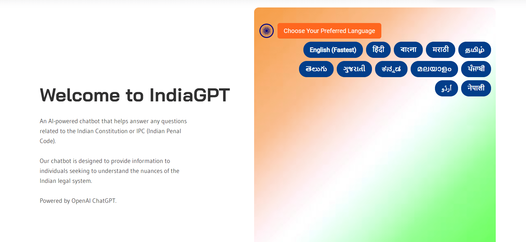 IndiaGPT