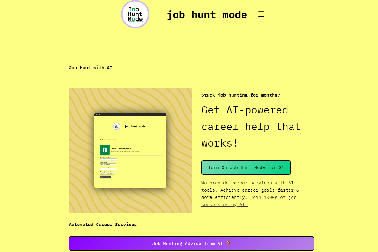 Job Hunt Mode