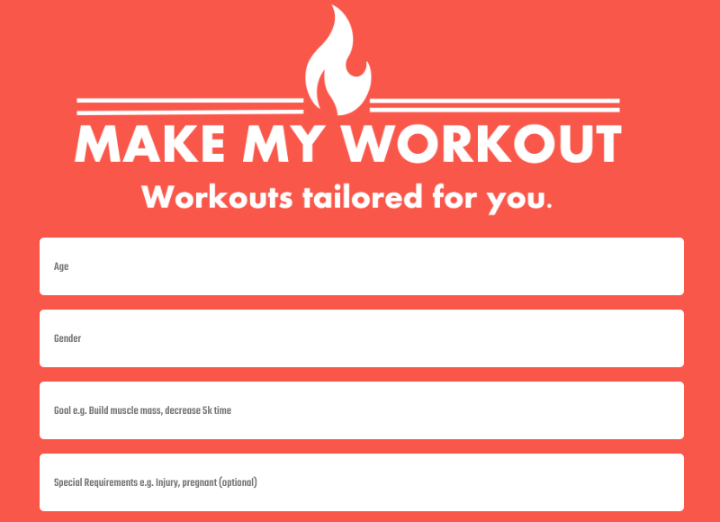 Make My Workout