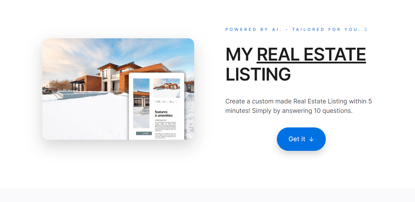 My Real Estate Brochure