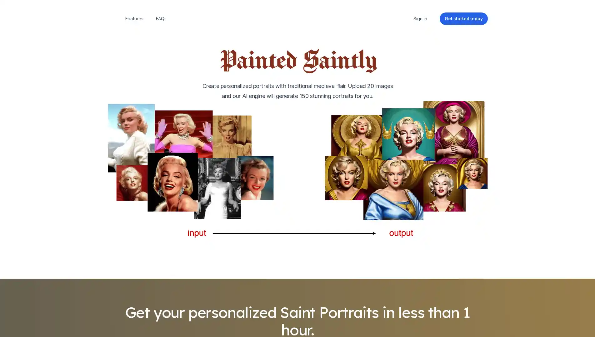 Painted Saintly