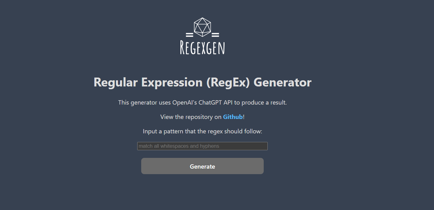 RegEx Generator