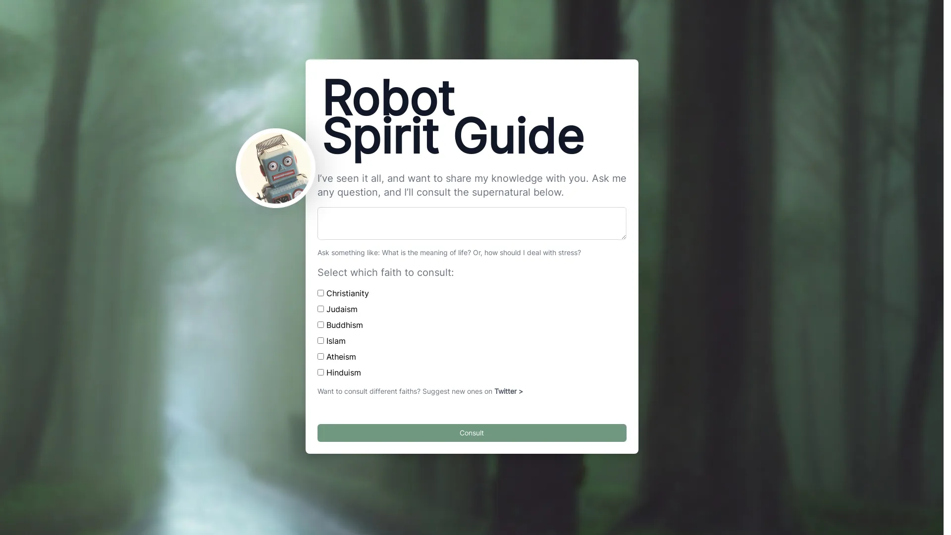 Robot Spirit Guide