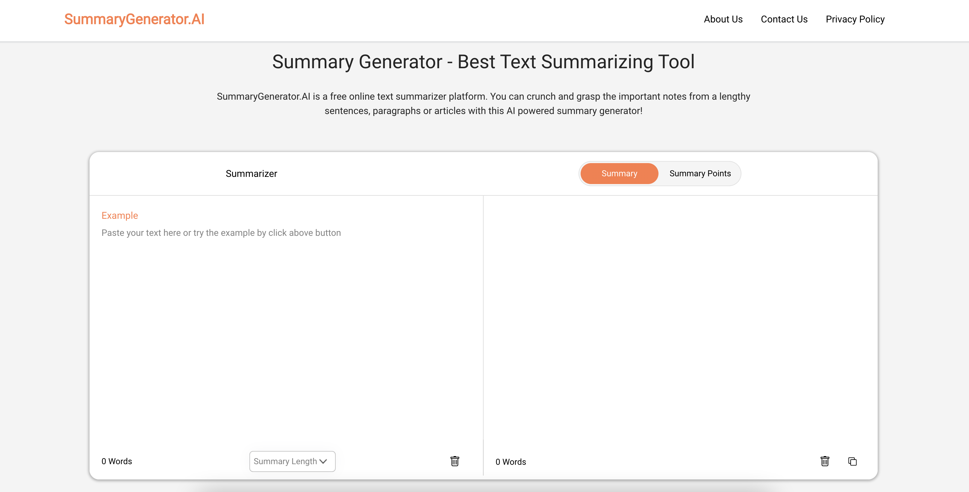 Summary Generator