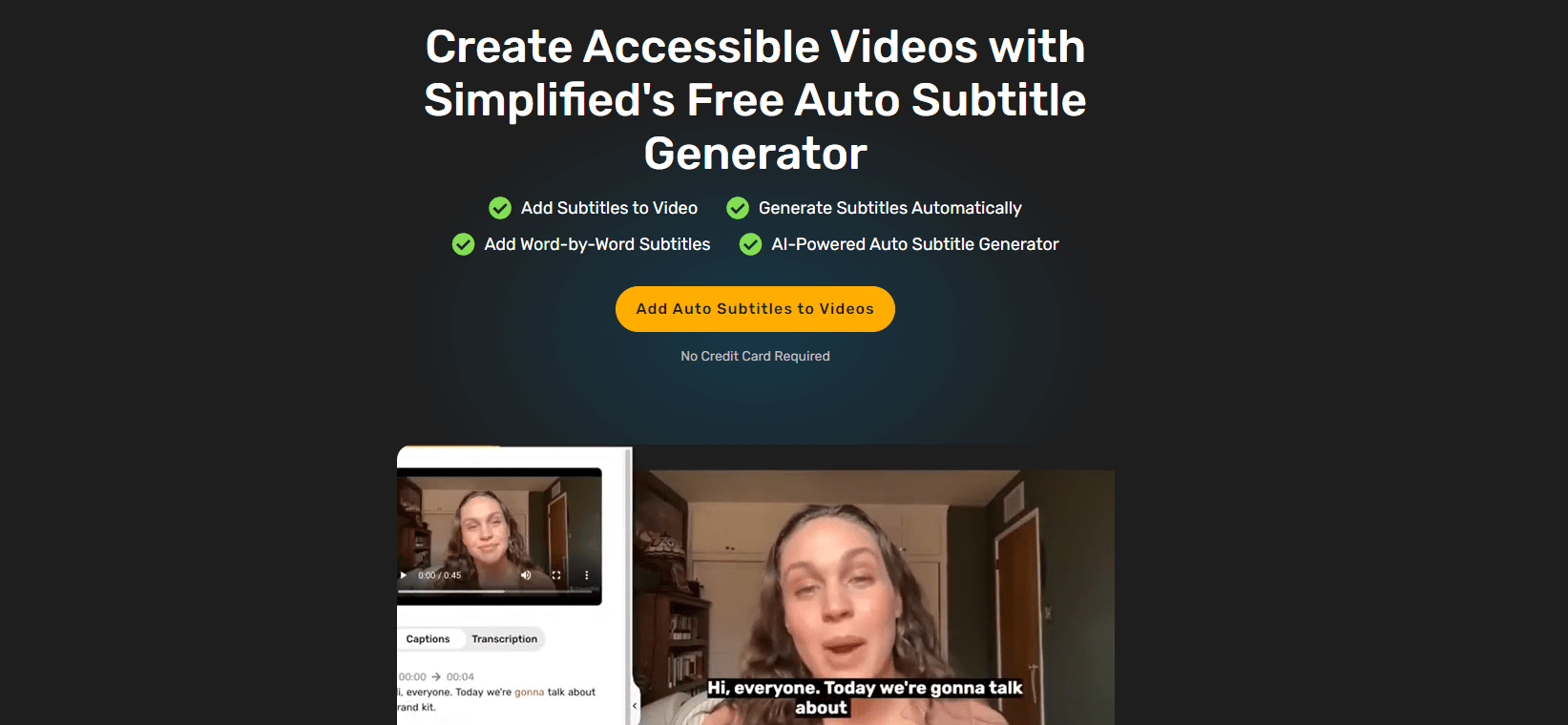 Auto Subtitle Generator