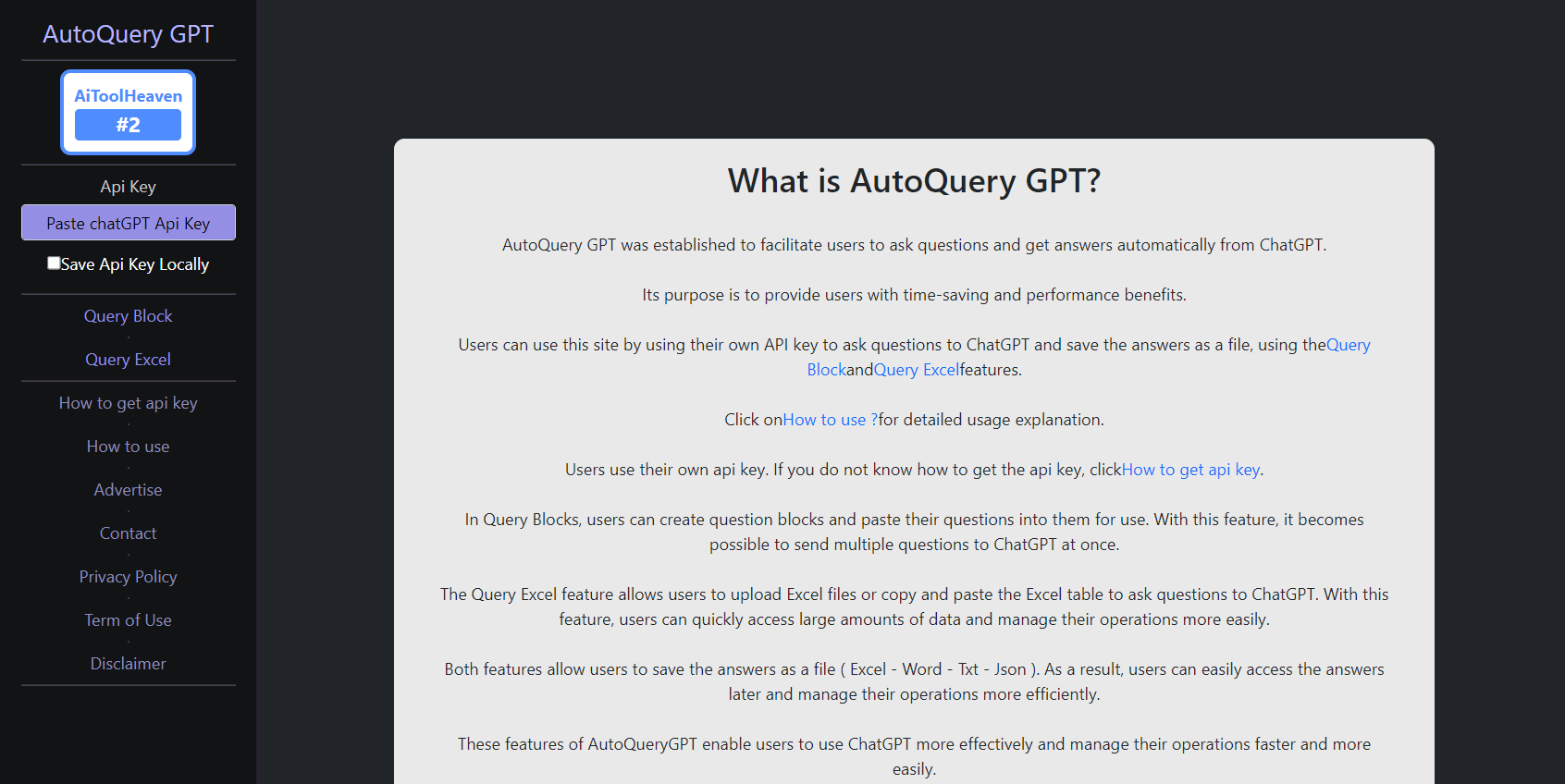 AutoQuery GPT