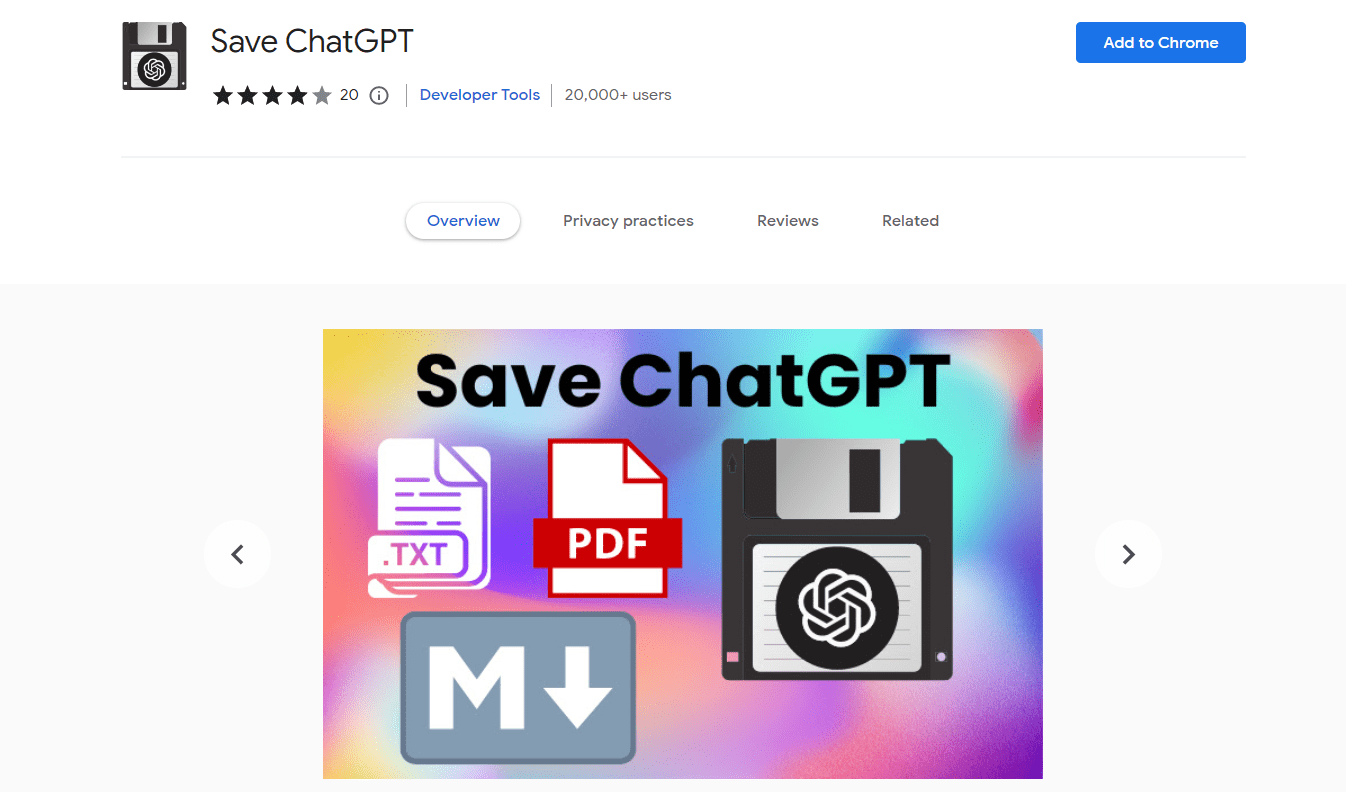 Save ChatGPT